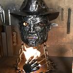 Freddy Krueger Wood Burning Fire Pit / Metal Art