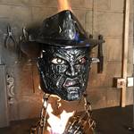 Freddy Krueger Wood Burning Fire Pit / Metal Art