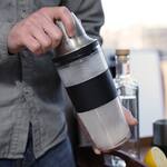 FREEZE Cocktail Shaker - Active Cooling Gel and Built-In Citrus Reamer