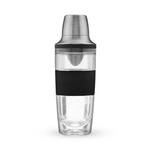 FREEZE Cocktail Shaker - Active Cooling Gel and Built-In Citrus Reamer