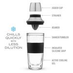 FREEZE Cocktail Shaker - Active Cooling Gel and Built-In Citrus Reamer