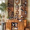 French Wine Bottle Riddling Rack