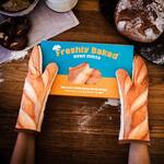 Freshly Baked Bread Oven Mitts