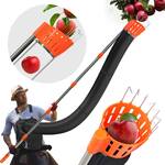 Fruit Picker Tool w/ Collection Funnel and Bag - Continuous Harvesting