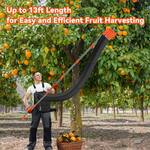 Fruit Picker Tool w/ Collection Funnel and Bag - Continuous Harvesting