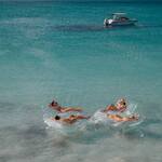 FUNBOY Super Clear Inflatable Chaise Lounger Pool Float