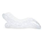 FUNBOY Super Clear Inflatable Chaise Lounger Pool Float