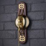 Functional Wall-Mounted Brass Streetcar Bell
