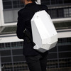 Futuristic Hardshell Backpack by Solid Gray