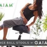 Gaiam High-Rise Balance Ball Stool