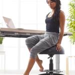 Gaiam High-Rise Balance Ball Stool