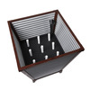 Galvanized Corrugated Metal Self-Watering Planters