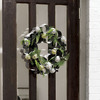 Galvanized Metal Bubble Wreath