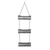 Galvanized Metal Vertical Hanging Triple Tube Planter