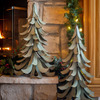 Galvanized Steel Christmas Tree Sculpture