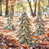 Galvanized Steel Christmas Tree Sculpture