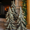 Galvanized Steel Christmas Tree Sculpture