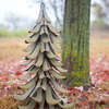 Galvanized Steel Christmas Tree Sculpture