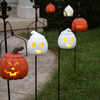 Ghost and Pumpkin Halloween Pathway Lanterns