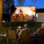 Giant 180-Inch Outdoor Movie Projector Screen and Stand