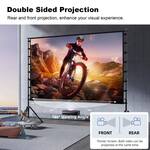 Giant 180-Inch Outdoor Movie Projector Screen and Stand
