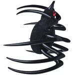 Giant 4-Ft Hanging Inflatable Furry Spider