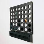 Giant 4-in-a-Row Wall Game / Decorative Dot Pattern Wall Art