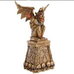 Giant 5.5-Ft Illuminated Gargoyle Statue