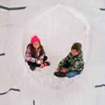 Giant 6-Ft Color-Changing Inflatable Igloo