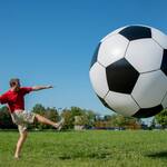 Giant 6ft Inflatable Soccer Ball