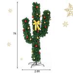 Giant 7 Ft Pre-Lit Cactus Christmas Tree