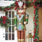 Giant 9-Ft Illuminated Nutcracker Statues