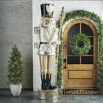 Giant 9-Ft Illuminated Nutcracker Statues