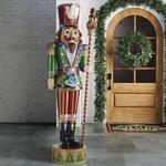Giant 9-Ft Illuminated Nutcracker Statues
