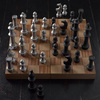 Giant Aluminum Chess Set