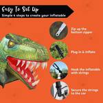 Giant Animated Inflatable T-Rex Dinosaur Trunk or Treat Car Decor