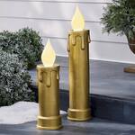 Giant Blow Mold-Inspired Pre-Lit Porch Candles