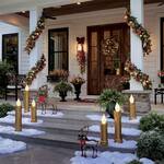 Giant Blow Mold-Inspired Pre-Lit Porch Candles