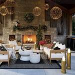 Giant Blow Mold-Inspired Pre-Lit Porch Candles