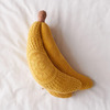 Giant Bunch of Crocheted Bananas Throw Pillow