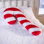 Giant Candy Cane Plush Body Pillow
