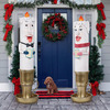 Giant Caroling Candlestick Statues