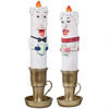 Giant Caroling Candlestick Statues