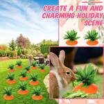 Giant Carrot Top Yard Stake Easter Decorations