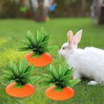 Giant Carrot Top Yard Stake Easter Decorations