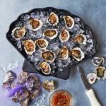 Giant Cast Iron Seashell Pan - Grill and Serve Up All Types of Seafood
