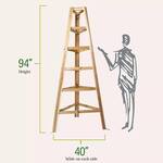 Giant Cedar Garden Obelisk - 8 Feet Tall!