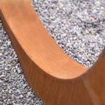 Giant Circular Weathering Steel Moon Gate