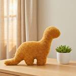 Giant Dinosaur Chicken Nugget Throw Pillows