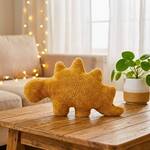 Giant Dinosaur Chicken Nugget Throw Pillows